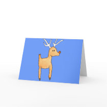 Rudolph the Reindeer Christmas Card