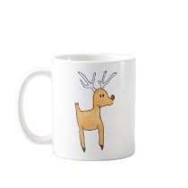 Rudolph the Reindeer coffee cup Coffee Mug