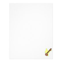 Rudra Vina India Stringed Instrument Letterhead Template
