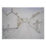 Rue antérieure Silverton, Exeter, R-U Photo Sur Toile