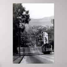 Rue de San Francisco la Californie Fillmore Affiches