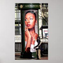 Rue du marché - San Francisco, la Californie Posters