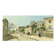 Rue Notre Dame Paris par Johan Barthold Jongkind Photocarte Personnalisée