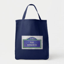 Rue Reaumur - Parisian street sign Canvas Bags