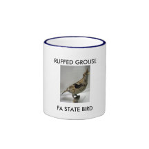 RUFFED GROUSE, PA STATE BIRD MUGS