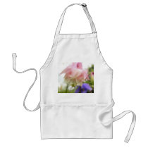 Ruffled Pink Aquilegia (Columbine) Aprons