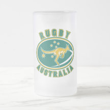 rugby australia kangaroo wallaby aussie coffee mug