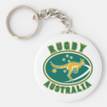 rugby australia kangaroo wallaby aussie key chain