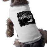 rugby ball kiwi new zealand all black pet shirt