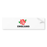 Rugby England English Rose bumper stickers