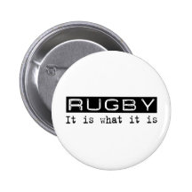 Rugby It Is Pinback Buttons