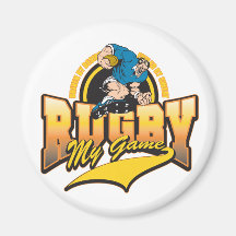 Rugby My Game Magnets