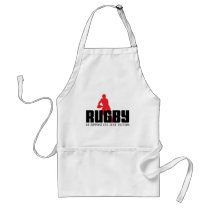 Rugby No Opponents Just Victims T-Shirt Apron