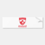 Rugby player England Champions shield Bumper Stickers