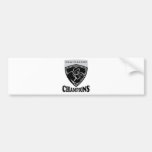 Rugby player New Zealand Champions shield Bumper Stickers