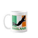 rugby playing diving try ireland flag mugs