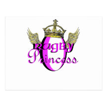 Rugby Princess Postcards