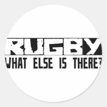 Rugby quoi encore est là ? autocollants ronds
