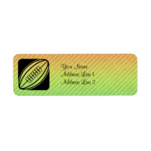 Rugby Return Address Labels