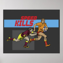 Rugby Speed Kills 3 Poster