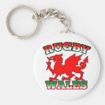 Rugby Wales Flag Dragon Key Chains