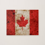 Rugged Canadian Flag Jigsaw Puzzle