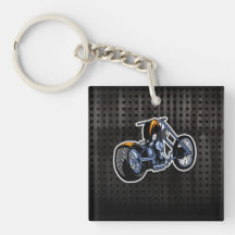 Rugged Chopper Acrylic Keychains