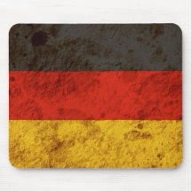 Rugged German Flag Mouse Pad
