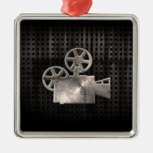 Rugged Movie Camera Christmas Tree Ornament