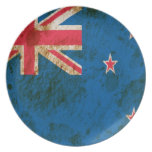 Rugged New Zealand Flag Plates