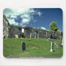 Ruined church, Isle of Skye, Scotland Mouse Pad