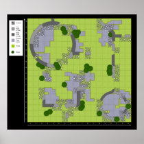 Ruined Keep - Battlemap Poster