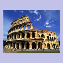 Ruines célèbres du Colisé à Rome Italie cartes postales