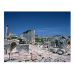 Ruins along South Colonnade Street, Jarash, Jordan Postcards