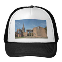 Ruins of bombed St Michael Cathedral, Coventry Hat