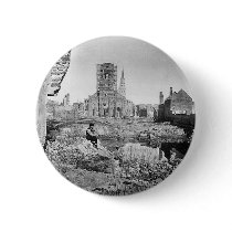 Ruins of Charleston South Carolina 1865 Buttons