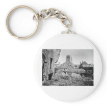 Ruins of Charleston South Carolina 1865 Key Chains