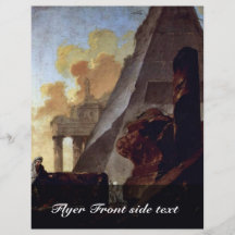 Ruins Of Pyramids By Barbault Jean (Best Quality) Flyer