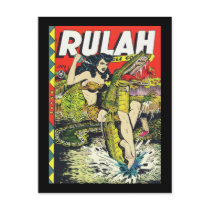 Rulah-Vintage Comic Book Postcard