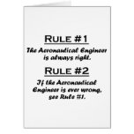 Rule Aeronautical Engineer Greeting Card