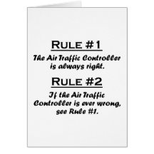 Rule Air Traffic Controller Card