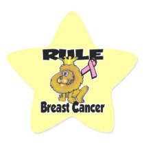 Rule Breast Cancer Star Stickers