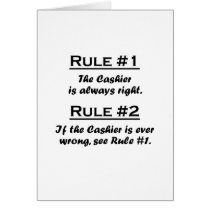 Rule Cashier Card