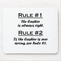 Rule Cashier Mousepads