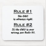Rule CEO Mouse Pad