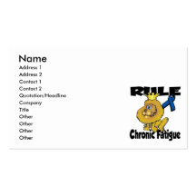 Rule Chronic Fatigue Business Card Template