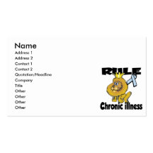 Rule Chronic Illness Business Cards