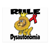 Rule Dysautonomia (red) Postcards