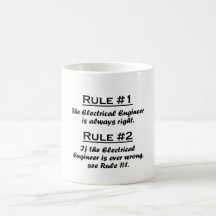 Rule Electrical Engineer Coffee Mugs