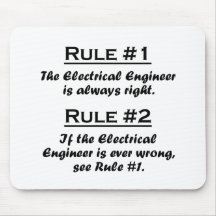 Rule Electrical Engineer Mousepads